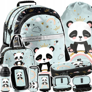 Viackomorový školský batoh Paso biely, čierny, Odtiene zelenej, Multicolor 19 l + 7 ďalších produktov